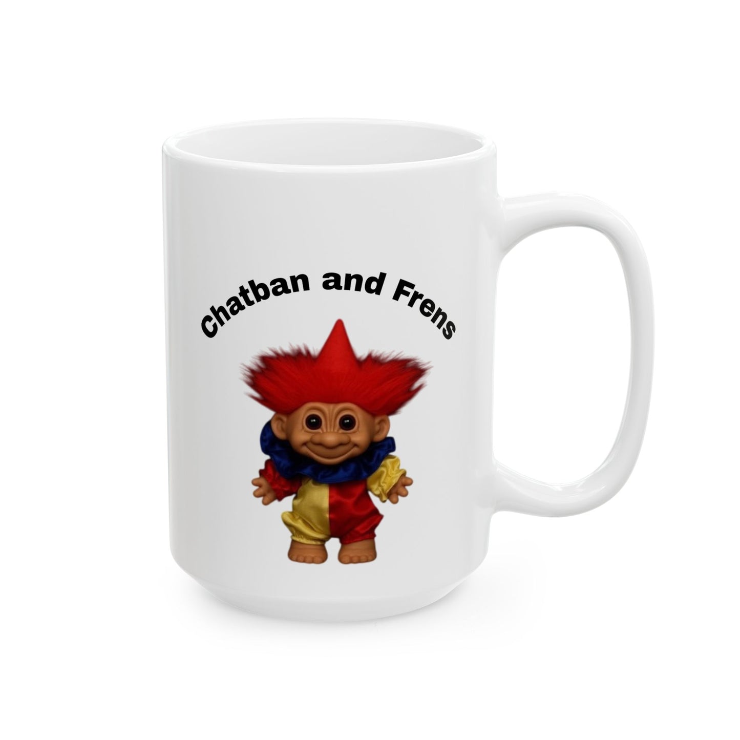 Whimsical Troll Ceramic Mug - Fun Drinkware for Kids & Adults