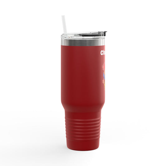 Chatban Insulated Travel Mug - Colorful Design for On-the-Go Enjoyment