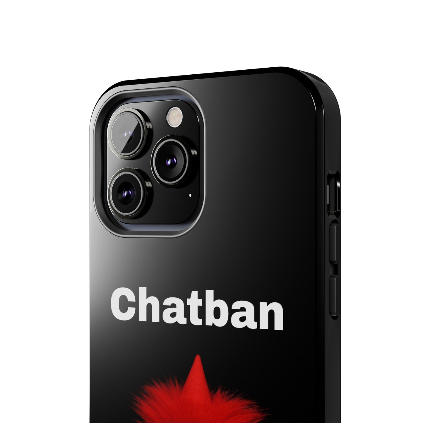 Funny Chatban Tough Phone Case - Durable Protection with Playful Troll Design