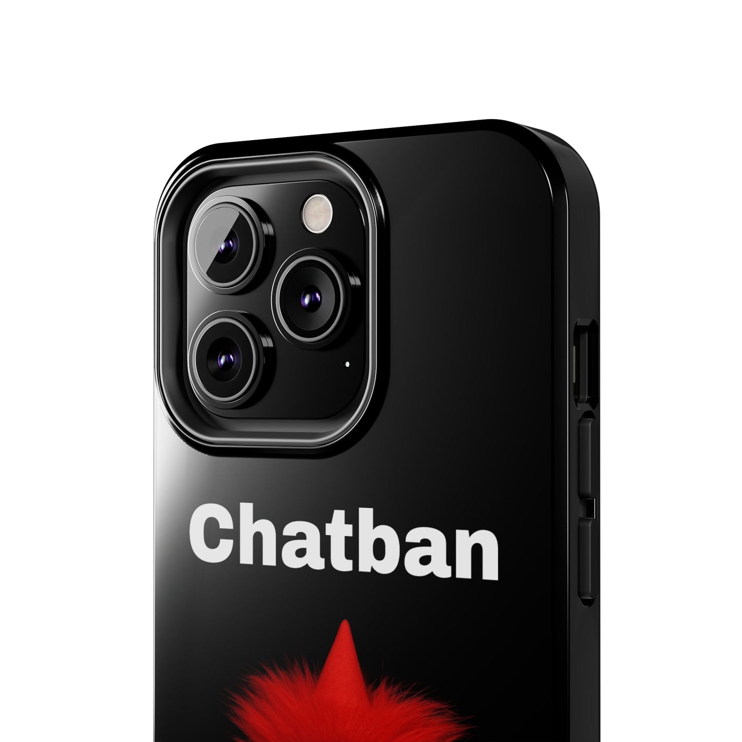 Funny Chatban Tough Phone Case - Durable Protection with Playful Troll Design