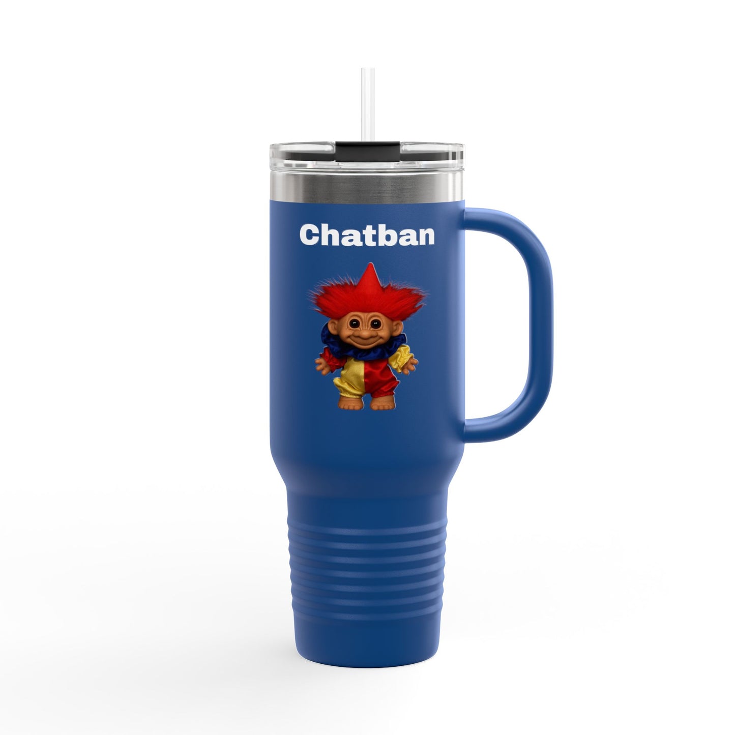 Chatban Insulated Travel Mug - Colorful Design for On-the-Go Enjoyment
