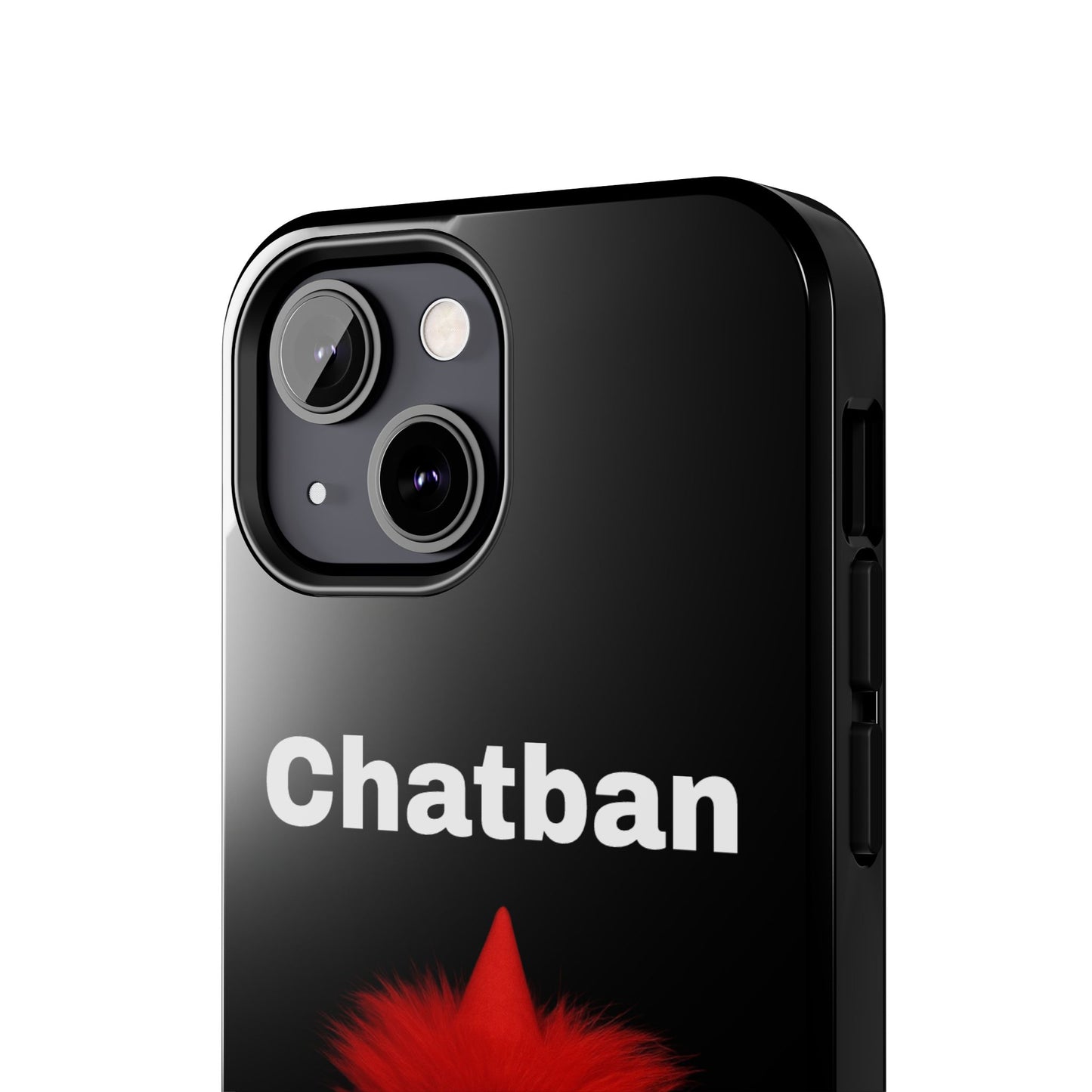 Funny Chatban Tough Phone Case - Durable Protection with Playful Troll Design