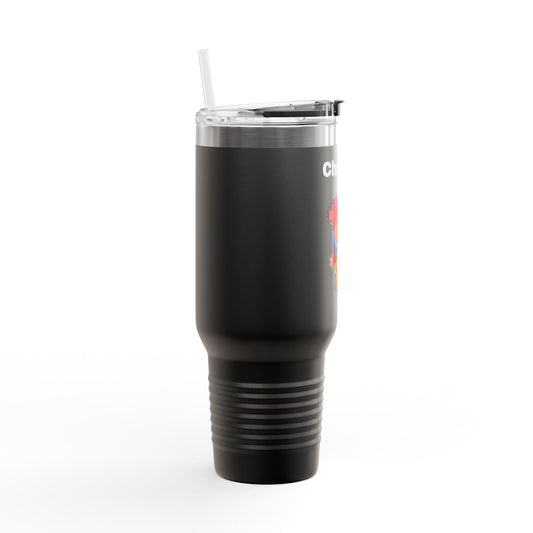 Chatban Insulated Travel Mug - Colorful Design for On-the-Go Enjoyment