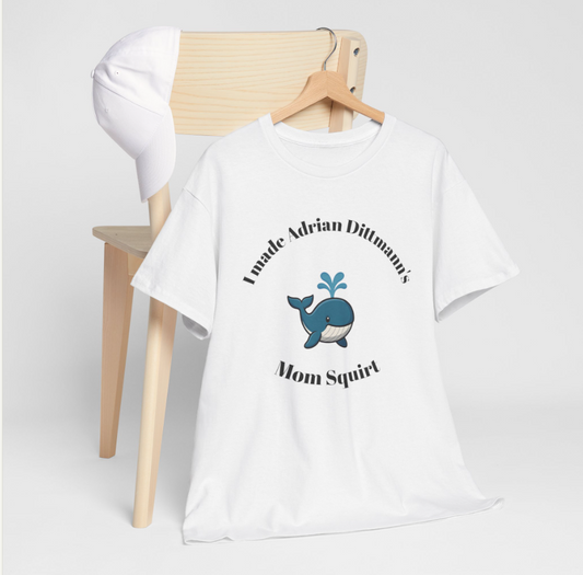 Whale Mom Unisex Cotton Tee, Funny Gift for Mothers Day, Whale Lover Shirt, Casual Summer Tee, Unique Family Apparel